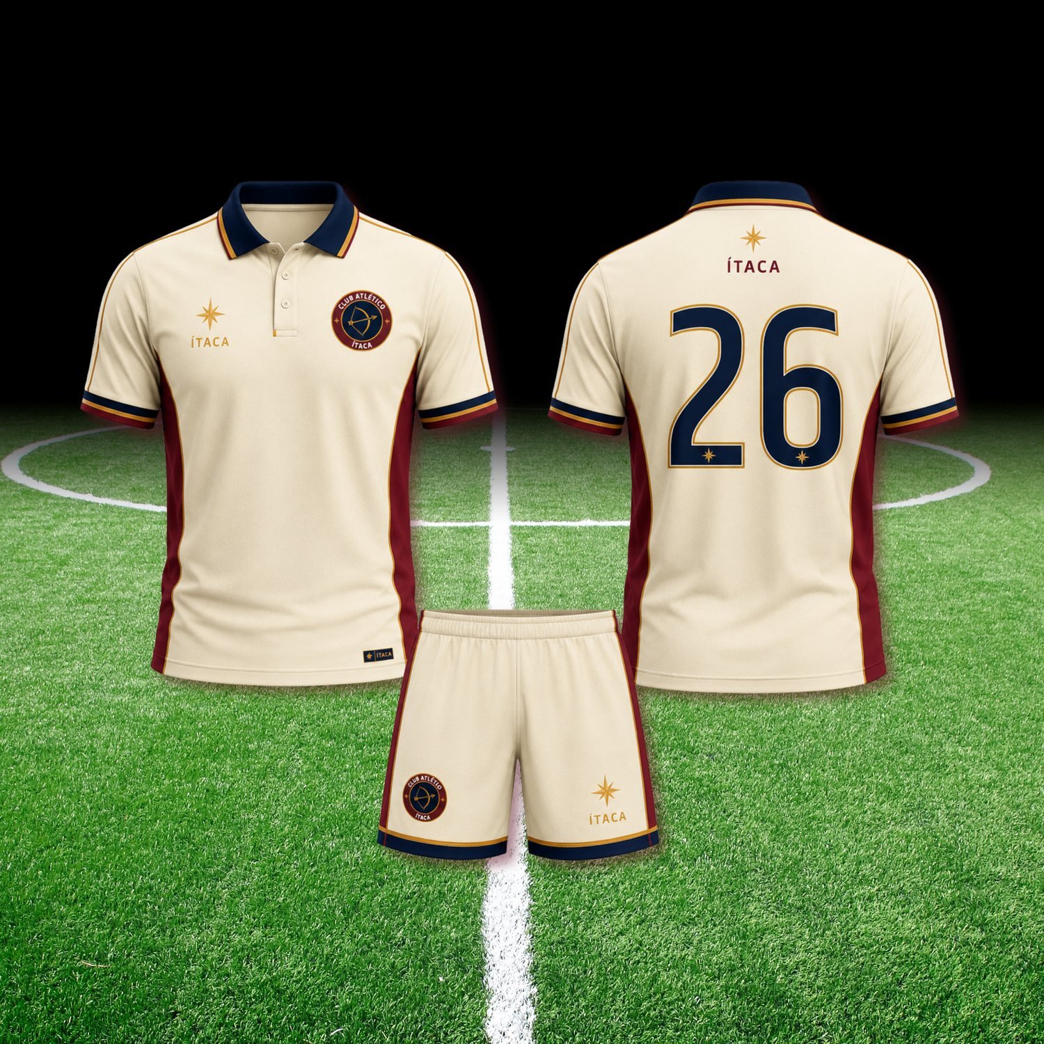 Camiseta titular del Club Atlético Ítaca
